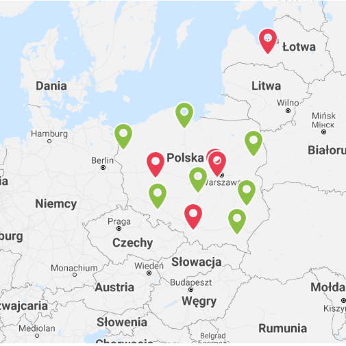 Nasze centra logistyczne
